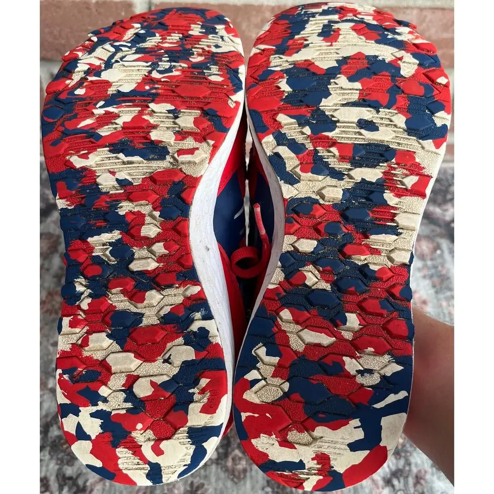 New Balance Fresh Foam 650v1 Kids Running Shoes / Size 6 Wide /Red Navy GK650TN1
